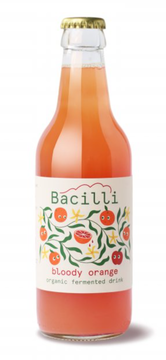 BIO fermentovaná limonáda Bloody Orange 330 ml Bacilli Optimistic